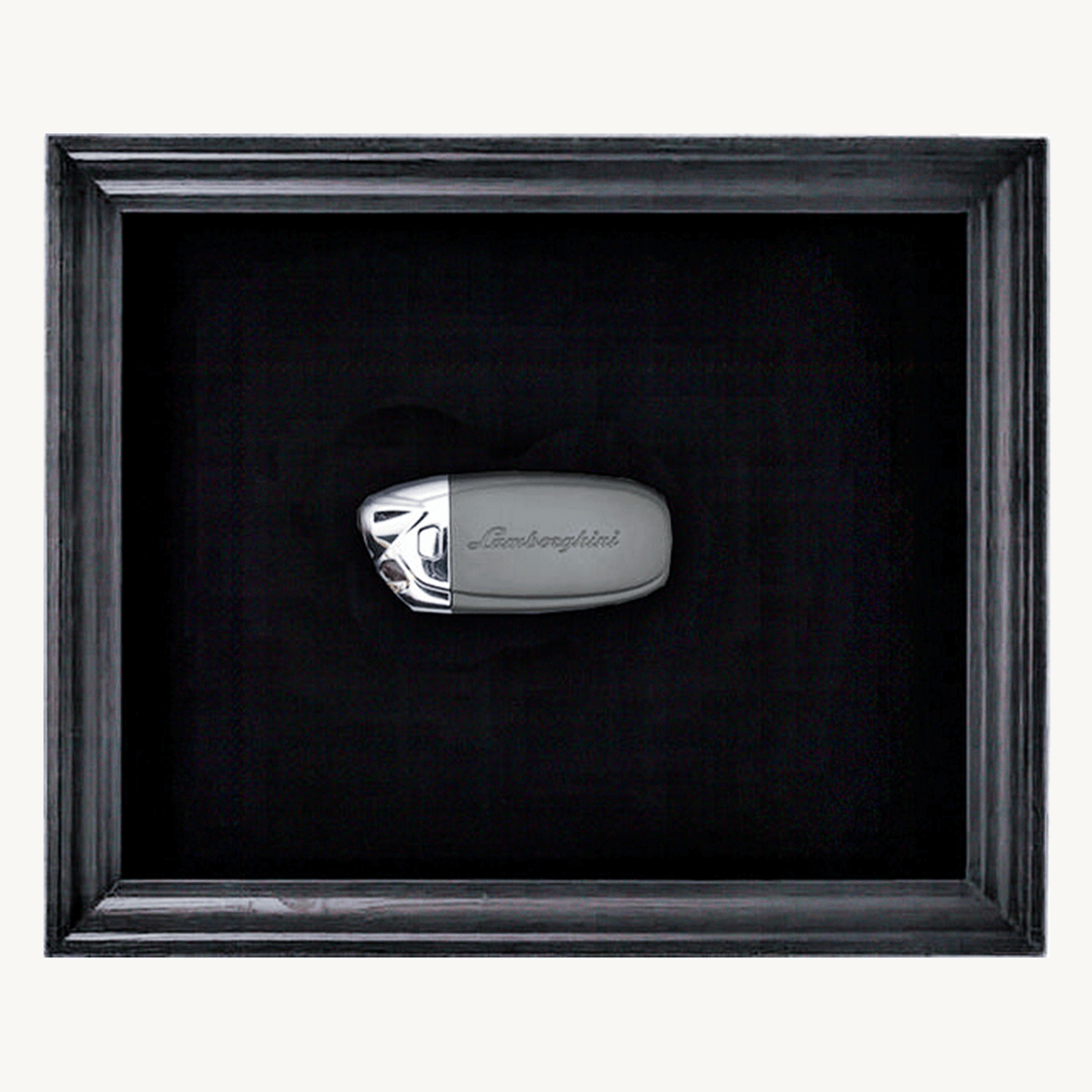 Lamborghini Framed Shadow Box with Custom Quote