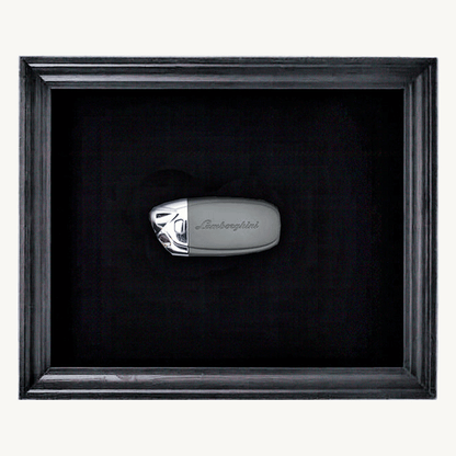 Lamborghini Framed Shadow Box with Custom Quote