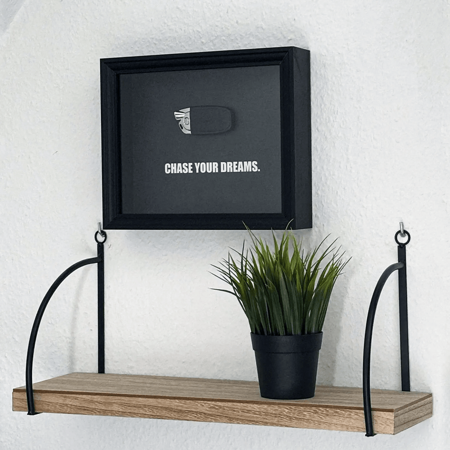 Lamborghini Framed Shadow Box with Custom Quote