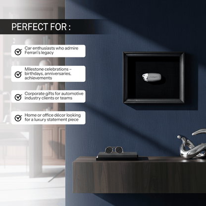 Lamborghini Framed Shadow Box with Custom Quote