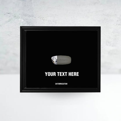 Lamborghini Framed Shadow Box with Custom Quote