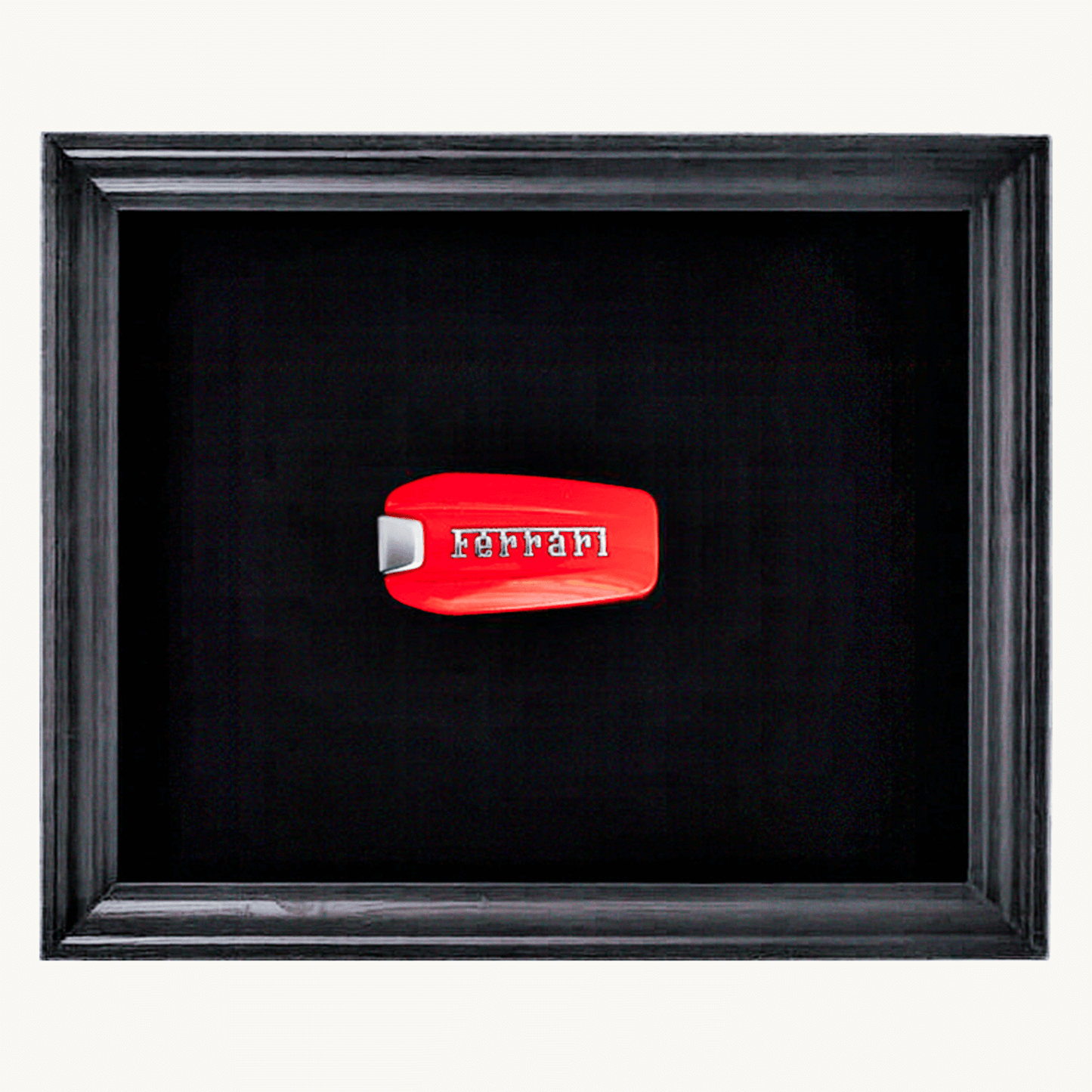 Ferrari Framed Shadow Box with Custom Quote