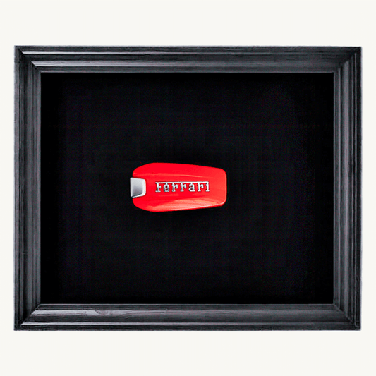 Ferrari Framed Shadow Box with Custom Quote