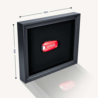 Ferrari Framed Shadow Box with Custom Quote