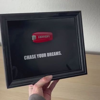 Ferrari Framed Shadow Box with Custom Quote