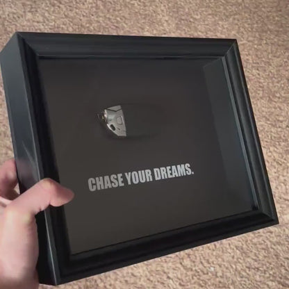 Lamborghini Framed Shadow Box with Custom Quote